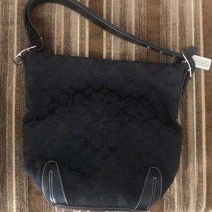 Original coach black purse, gently used